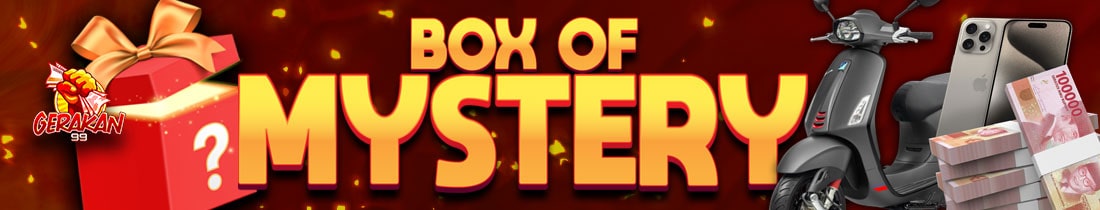 Gerakan99 | Mistery Box dengan hadiah Ratusan juta rupiah Untuk semua pemain setia